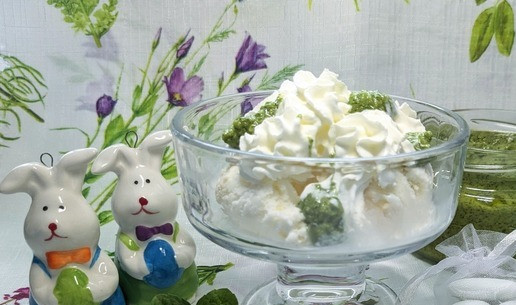 1. Этап. Сладкий песто из мяты: Я обожаю мятное мороженое, МММ...