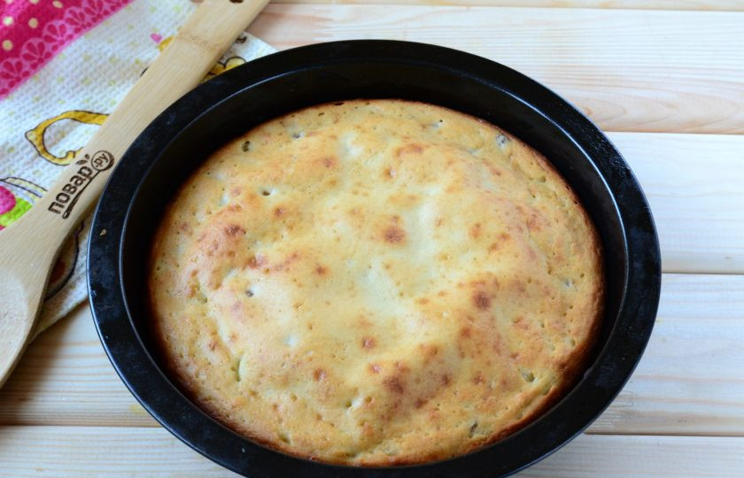 1. Этап. Торт Министерский: Первый корж готов.