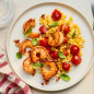 Creamy Skillet Shrimp with Corn, Pancetta, and Tomatoes