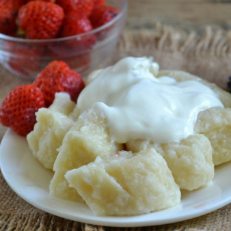 Ленивые вареники с творогом