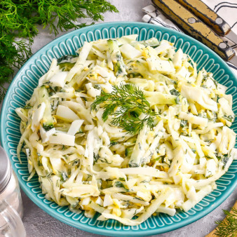 Салат Бело-зеленый