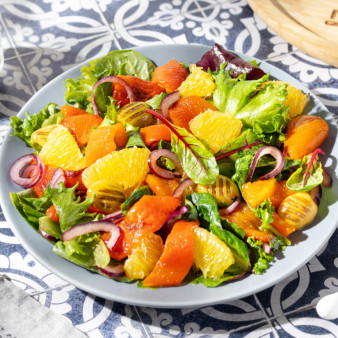 Марокканский салат из перца с апельсинами