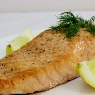 Стейк из лосося в духовке