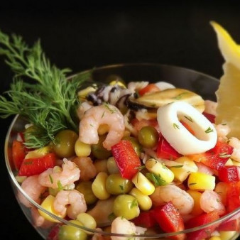 Салат Морское дно