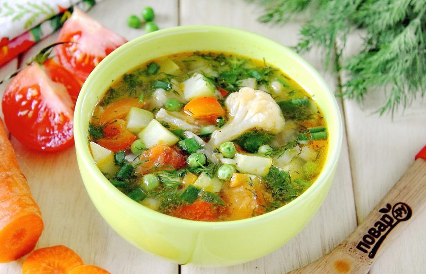1. Этап. Летний овощной суп: Приятного аппетита!