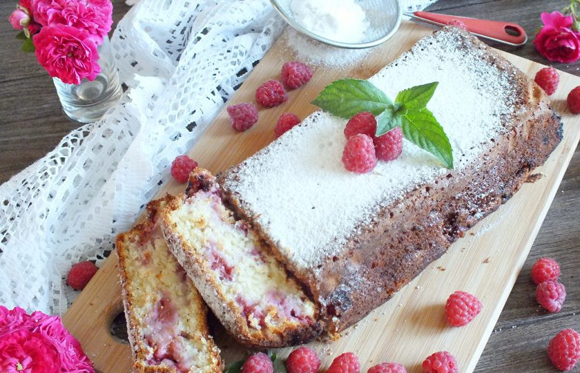1. Этап. Творожный кекс с малиной: Приятного аппетита!