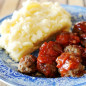 Митболы под соусом барбекю