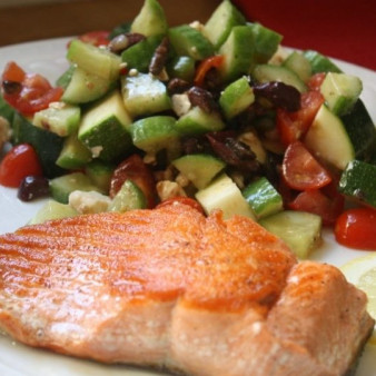 Стейк из лосося