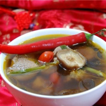 Суп с бараниной