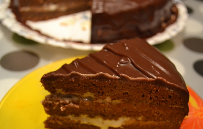 1. Этап. Торт Шифоновая Прага: Приятного аппетита!