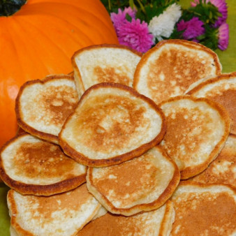 Тыквенные оладьи с корицей