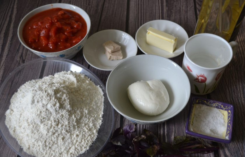 1. Этап. Панцеротти: Подготовьте ингредиенты.