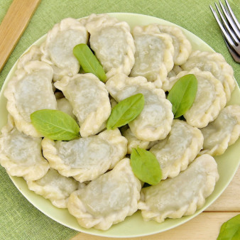 Вареники с щавелем