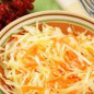 Свежий салат из капусты с морковью
