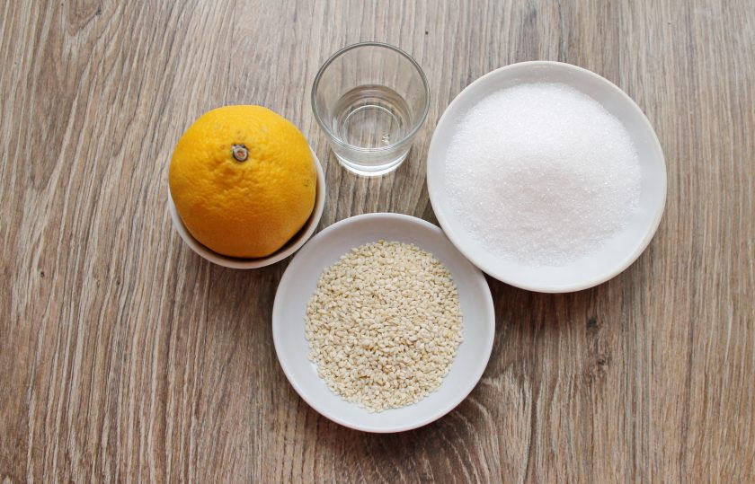 1. Этап. Нугатин: Подготовьте все необходимые ингредиенты для приготовления нугатина.