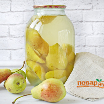 Компот из груш на зиму