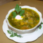 Суп с гречкой и солеными огурцами