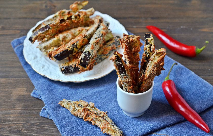 1. Этап. Палочки из баклажанов: Приятного аппетита!