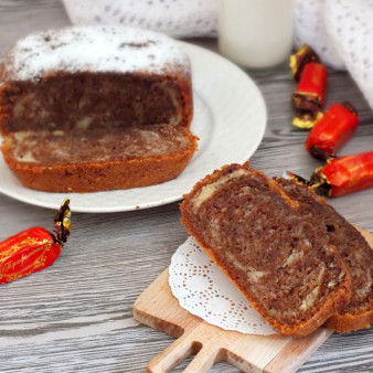 Мраморный кекс в хлебопечке