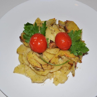 Картофель, запеченный в сметане