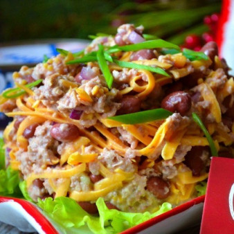 Фасолевый салат с тунцом 5 Минут