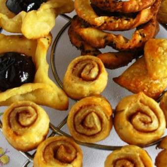 Слоеное творожное тесто