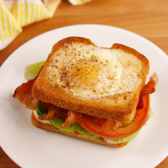 Egg-in-a-Hole BLT