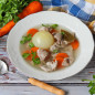 Бульон из куриных желудков