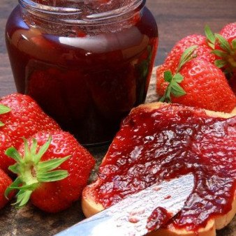 Клубничное варенье с желатином