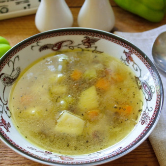 Грибной суп с лисичками