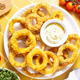 Луковые кольца в аэрогриле