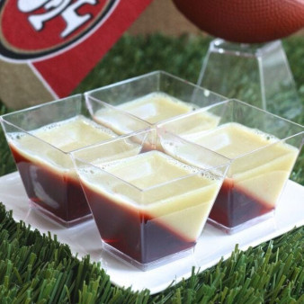 San Francisco 49ers Jell-O Shots