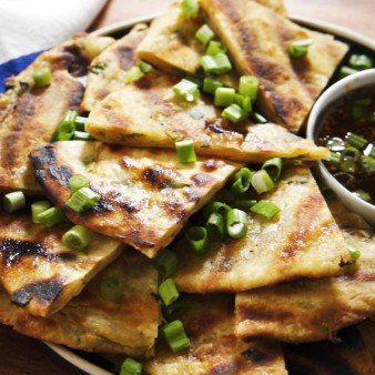 Grilled Scallion Pancakes