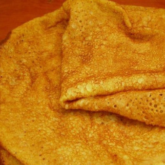 Блинчики на молоке ажурные