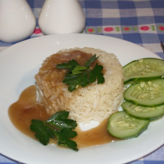 Рис с соусом Терияки