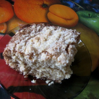 Пирог Кух на кефире с посыпкой