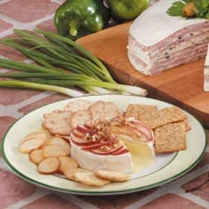 Brie with Pear Topping