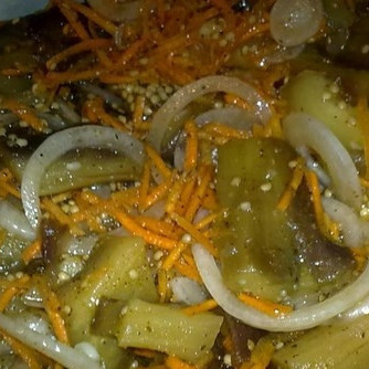 Баклажаны по-корейски быстрого приготовления