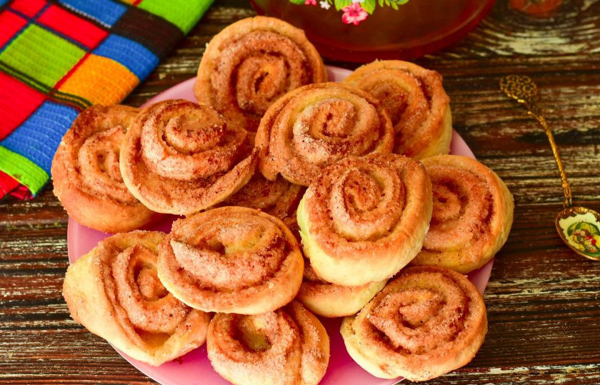 1. Этап. Печенье на кефире с корицей: Печенье на кефире с корицей готово! Приятного чаепития!