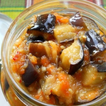 Баклажаны острые по-грузински