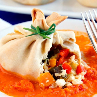 Овощные манты