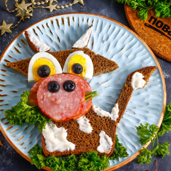 Бутерброд Веселый Бычок