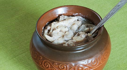 1. Этап. Бануш с грибами: Готово! Приятного аппетита!