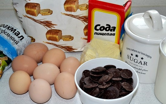 1. Этап. Торт Норд: Подготовьте ингредиенты.