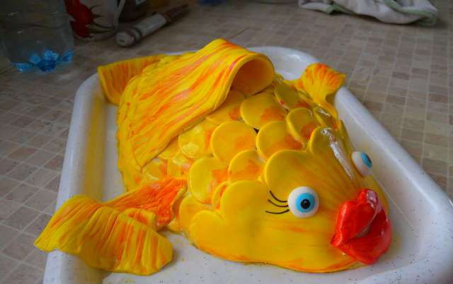 1. Этап. Торт Рыбка: Приятного аппетита!