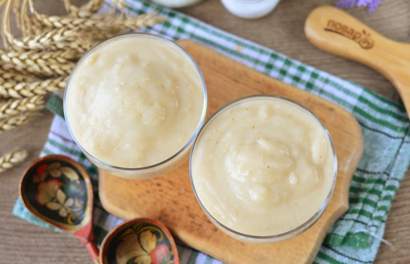 1. Этап. Русский кисель: Подавайте в теплом виде к столу. По желанию добавьте мед или фрукты. Приятного аппетита!