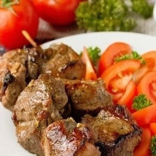 Шашлык на шпажках в духовке