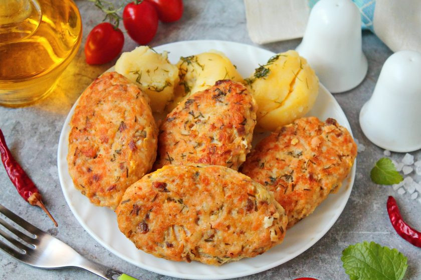 1. Этап. Котлеты из горбуши: Приятного аппетита!