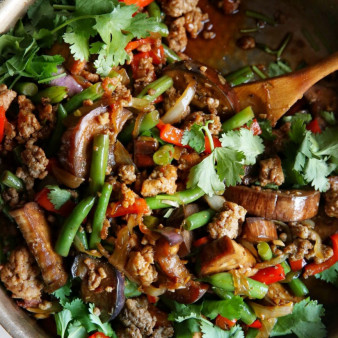 Garlic Sriracha Pork Stir Fry