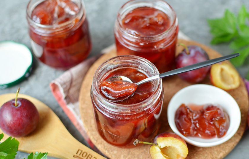 1. Этап. Сливовое варенье без косточек: Приятного аппетита!